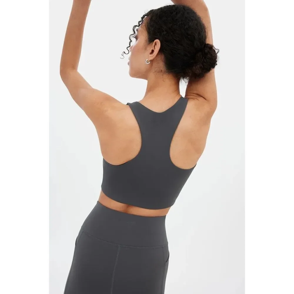 Girlfriend Collective Paloma Sports Top (Medium) and 7/8 High Waist Leggings (Sm
